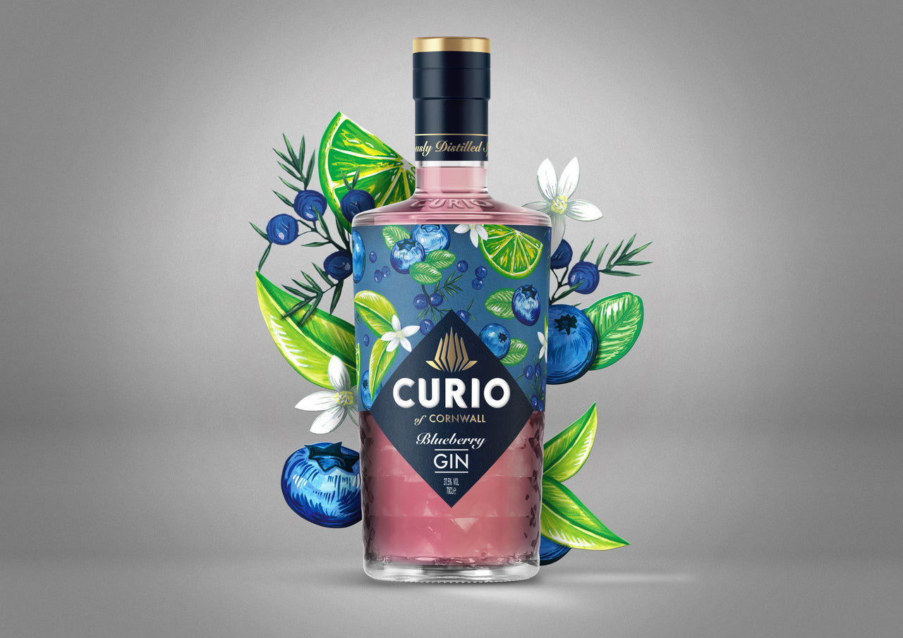 Curio Blueberry and Lime Gin